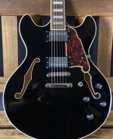 D'Angelico Premier DC Solid Black